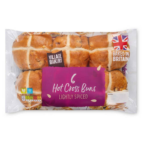 Hot Cross Buns 6 Pack | ALDI UK